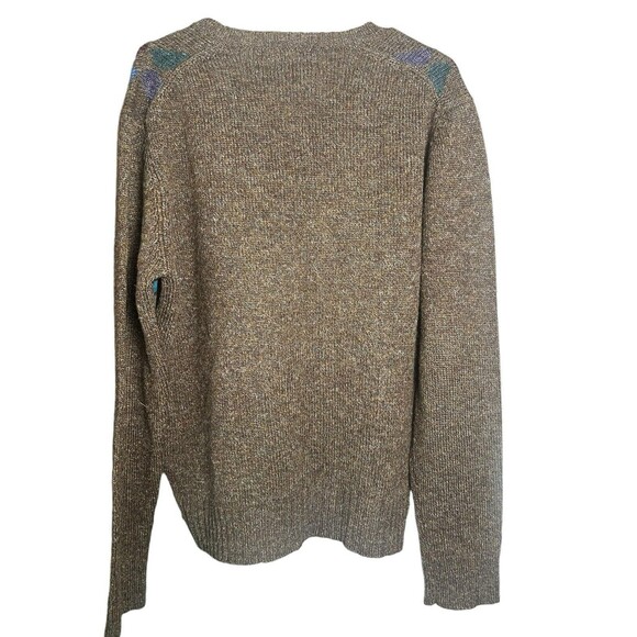 Vintage Cambridge Classics Sweater Mens XL Wool Grandpa Professor Pattern Argyle - Picture 6 of 9